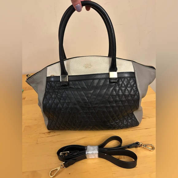 Vince Camuto Tri Colored Handbag - Picture 8 of 9